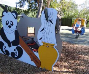 Jeux pour enfants au campin le Galet